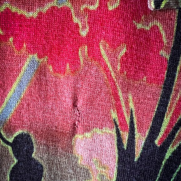 Goldworm Vtg 60s 70s - Psychedelic, Mod & Rare - 100% Virgin Merino Wool - Picture 11 of 14